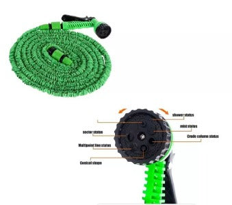 MANGUERA EXTENSIBLE (VERDE) 30 MT